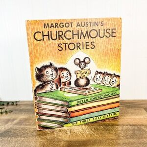 Vintage Churchmouse Stories by Margot Austin: Children's Bookshelf Decor
